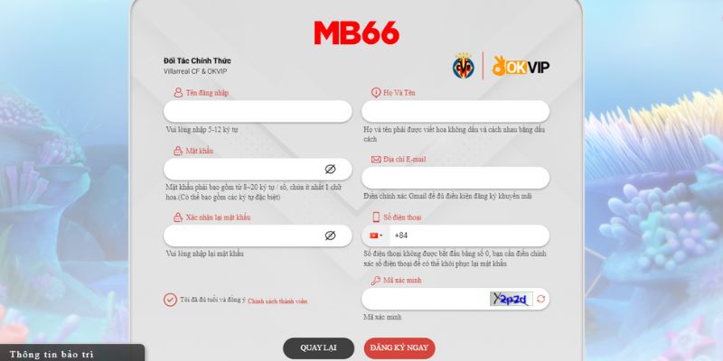 Bật mí hướng dẫn đăng ký MB66 chi tiết nhất cho người mới