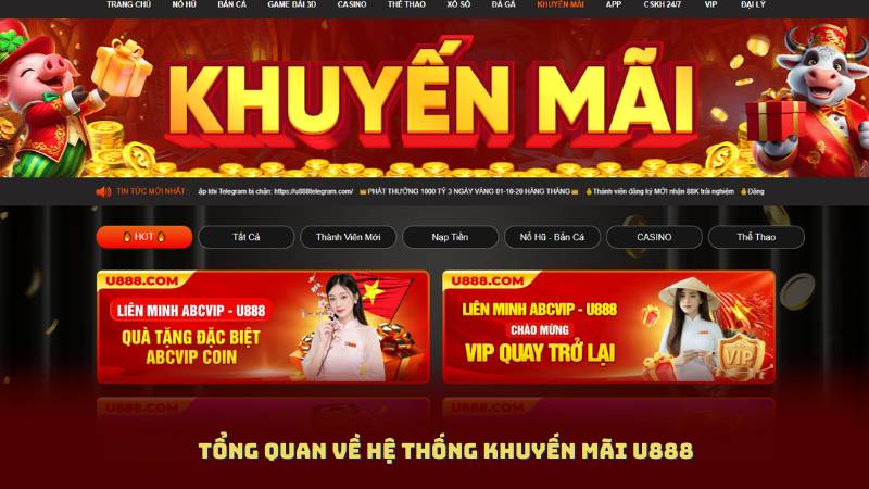 Tổng quan về hệ thống khuyến mãi u888 